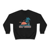 Gulf Shores, Alabama Sweatshirt - Unisex Retro Palm Tree Crewneck Gulf Shores Sweatshirt
