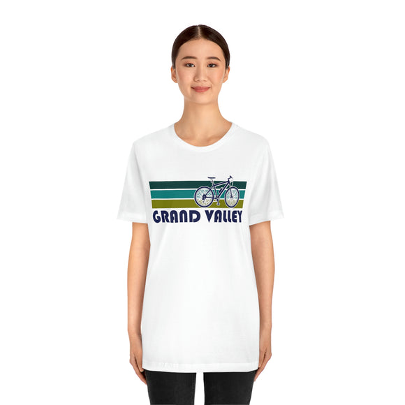 Grand Valley T-Shirt - Retro Mountain Bike Adult Unisex Grand Valley, Colorado T Shirt