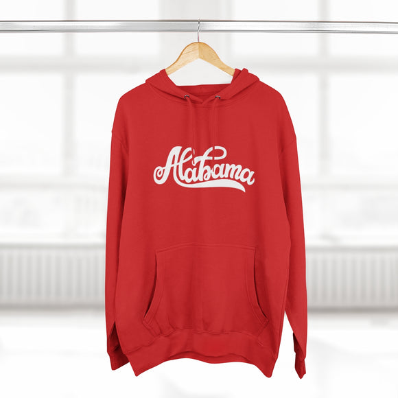 Premium Alabama Hoodie - Script Unisex Sweatshirt
