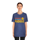 Phoenix, Arizona T-Shirt - Retro Sun Unisex Phoenix T Shirt-2