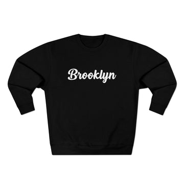 Buy black Premium Brooklyn Sweatshirt - Unisex Premium Crewneck Brooklyn, New York Sweatshirt