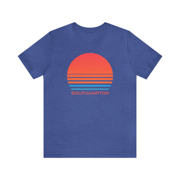 Buy heather-true-royal Southampton, New York T-Shirt - Retro 80s Unisex Southampton Shirt