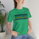 Copper Harbor T-Shirt - Retro Mountain Bike Adult Unisex Copper Harbor, Michigan T Shirt-33