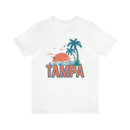 Tampa, Florida T-Shirt - Retro Palm Tree & Beach Unisex Tampa Shirt-9