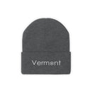 Vermont Knit Beanie - Adult Embroidered Snowflake Vermont Knit Hat-5