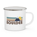 Boulder, Colorado Camp Mug - Retro Enamel Camping Boulder Mug-3