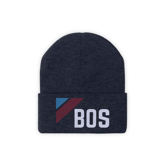 Boston, Massachusetts Beanie - Adult Embroidered Retro Boston Knit Hat