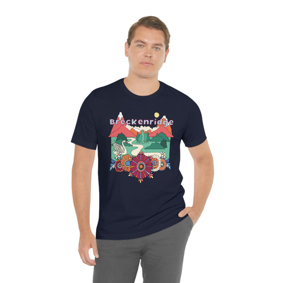 Breckenridge Shirt, Colorado Retro T-Shirt, Hippie Style Colorado tee, Breckenridge Mountain Shirt