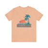 Oceanside, California T-Shirt - Retro Palm Tree & Beach Unisex Oceanside Shirt