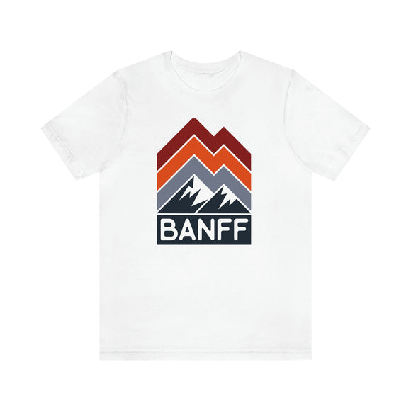 Banff, Canada T-Shirt - Retro Mountain Unisex Banff Shirt