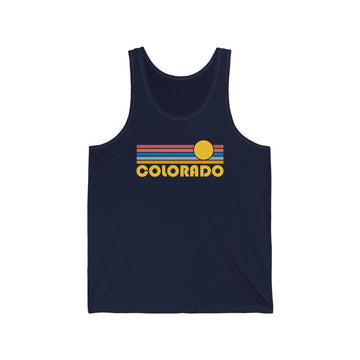 Colorado Tank Top - Unisex Colorado Tank Top Retro Sun