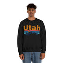 Utah Sweatshirt - Mountain & Birds Unisex-11
