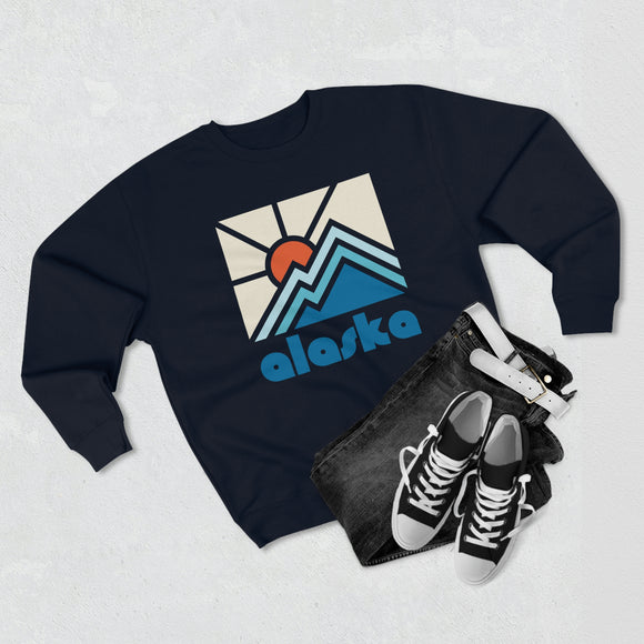 Premium Alaska Sweatshirt - Unisex Premium Crewneck Alaska Sweatshirt