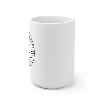 Arkansas Mug - State Design White Ceramic Arkansas Mug (11oz & 15oz) - 0