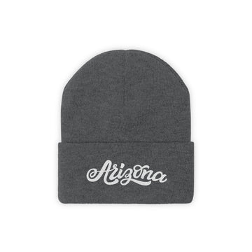 Arizona Beanie - Adult Hand Lettered Embroidered Arizona Knit Hat