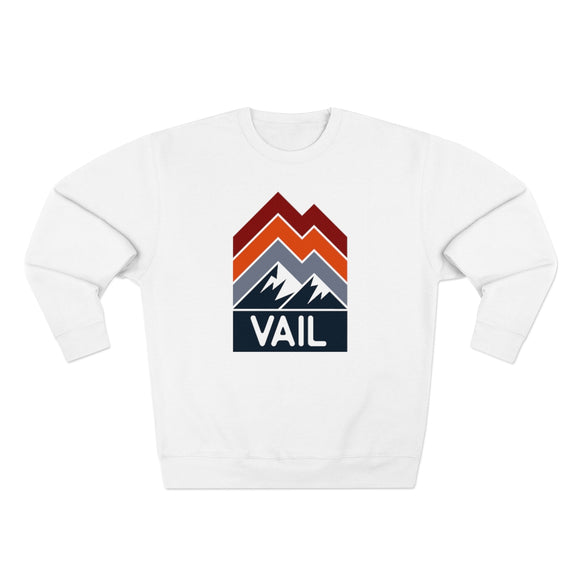 Premium Vail Sweatshirt - Retro Unisex Premium Crewneck Vail, Colorado Sweatshirt