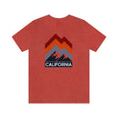 California T-Shirt - Retro Mountain Unisex California Shirt-55