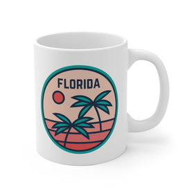 Florida Mug, Ceramic Florida Mug, Florida Coffee Mug