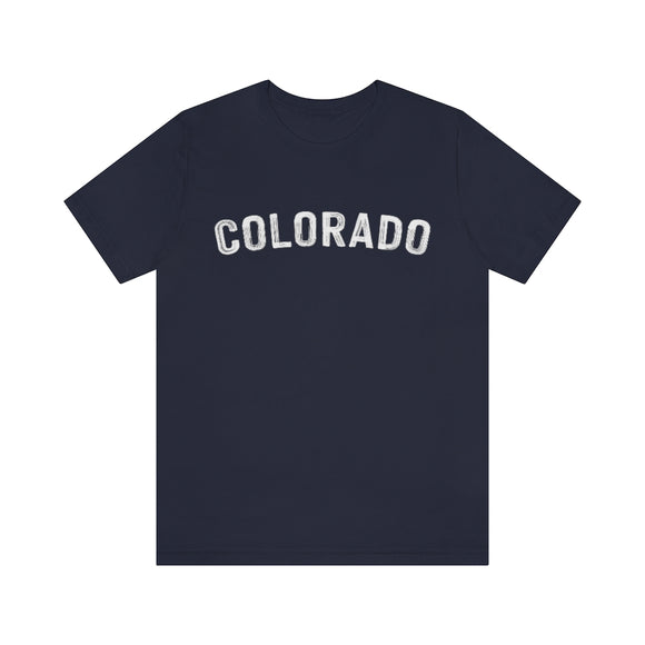 Colorado T-Shirt - Paint Text Unisex Colorado Shirt