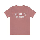 Telluride, Colorado Shirt - Paint Text Unisex Telluride T-Shirt-4