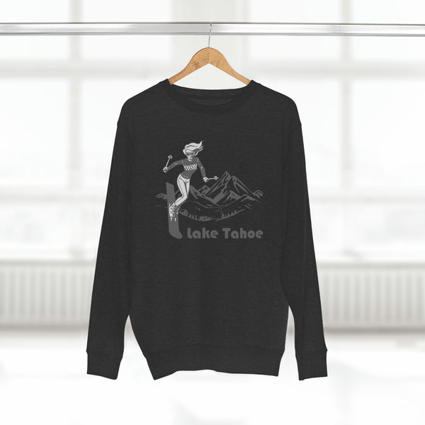 Premium Lake Tahoe, California Crewneck Sweatshirt - Retro Unisex Sweatshirt