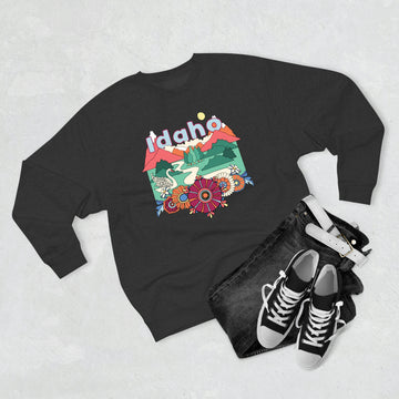 Premium Idaho Crewneck Sweatshirt - Retro Unisex Sweatshirt - 0