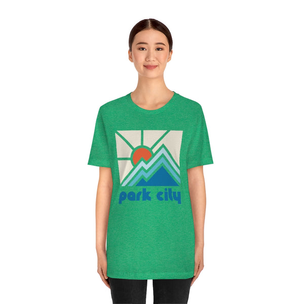 Park City Shirt, Utah Retro T-Shirt, Colorful Utah tee, Park City Mountain Shirt