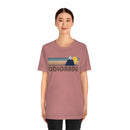 Colorado T-Shirt - Retro Mountain v2 Unisex Colorado Shirt-5