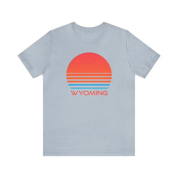 Wyoming T-Shirt - Retro 80s Unisex Wyoming Shirt