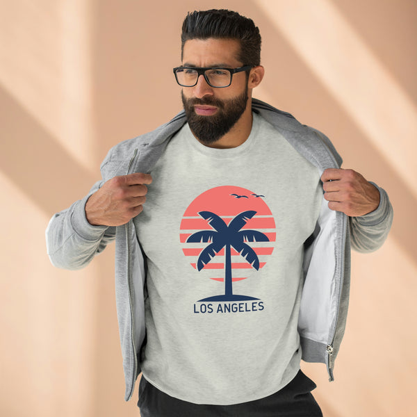 Premium Los Angeles, California Crewneck Sweatshirt - Retro Unisex Sweatshirt