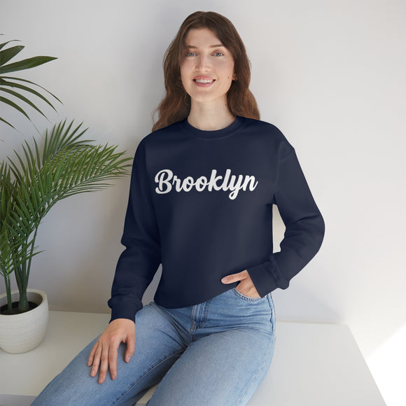 Brooklyn, New York Sweatshirt - Retro Sunset Unisex