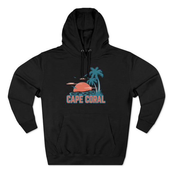 Premium Cape Coral, Florida Hoodie Hoodie - Palm Tree Unisex Sweatshirt