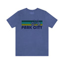 Park City T-Shirt - Retro Mountain Bike Adult Unisex Park City, Utah T Shirt-46