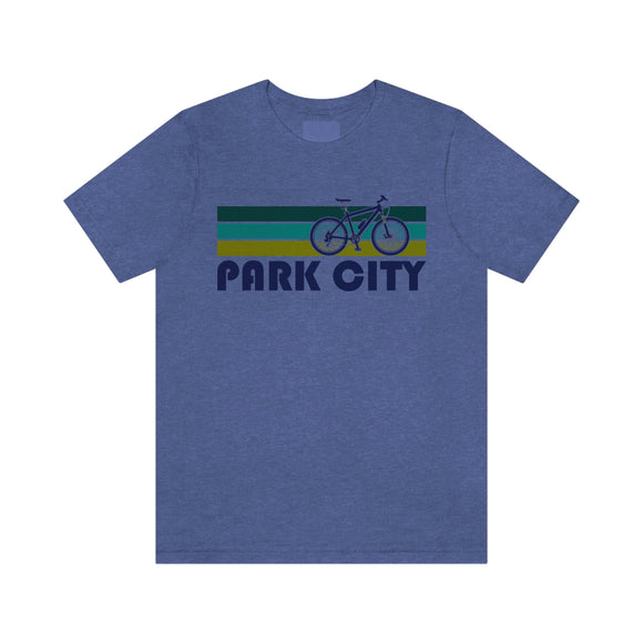 Park City T-Shirt - Retro Mountain Bike Adult Unisex Park City, Utah T Shirt