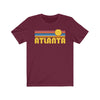 Atlanta, Georgia T-Shirt - Retro Sunrise Adult Unisex Atlanta T Shirt