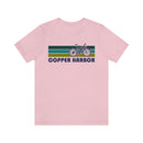 Copper Harbor T-Shirt - Retro Mountain Bike Adult Unisex Copper Harbor, Michigan T Shirt-55