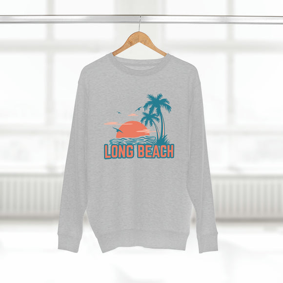 Premium Long Beach, California Sweatshirt - Unisex Premium Crewneck Sweatshirt