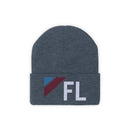 Florida Beanie - Adult Embroidered Retro Florida Knit Hat-13