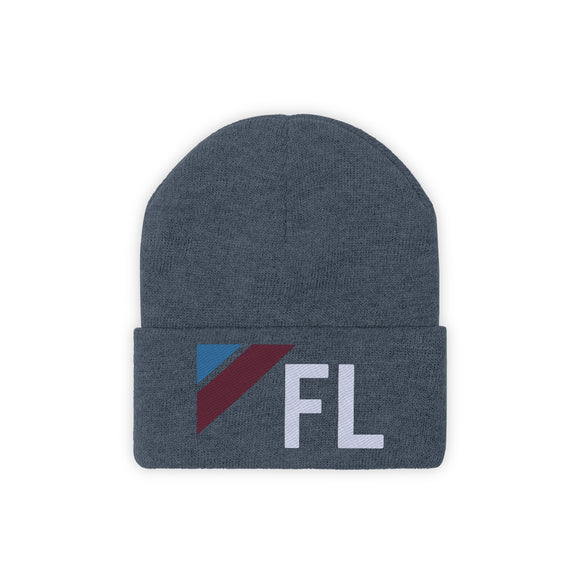 Florida Beanie - Adult Embroidered Retro Florida Knit Hat