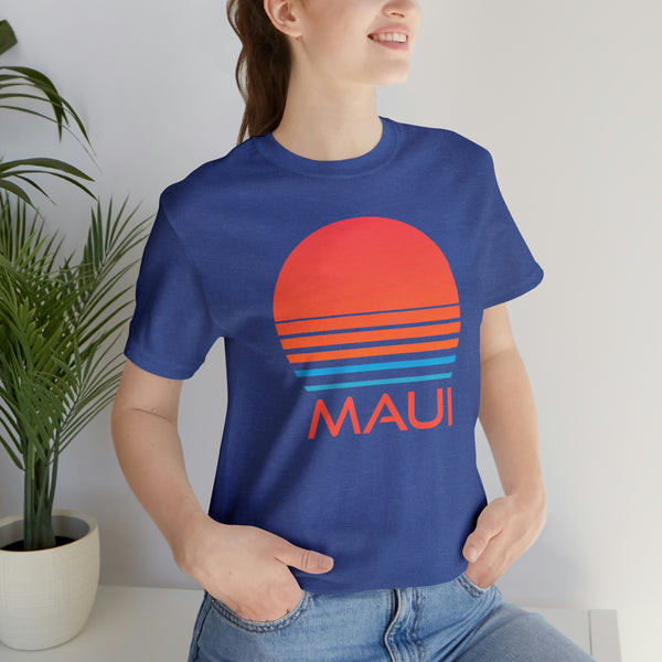 Maui, Hawaii T-Shirt - Retro 80s Unisex Maui Shirt
