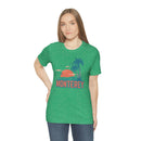 Monterey, California T-Shirt - Retro Palm Tree & Beach Unisex Monterey Shirt-37