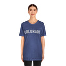 Colorado T-Shirt - Paint Text Unisex Colorado Shirt-17