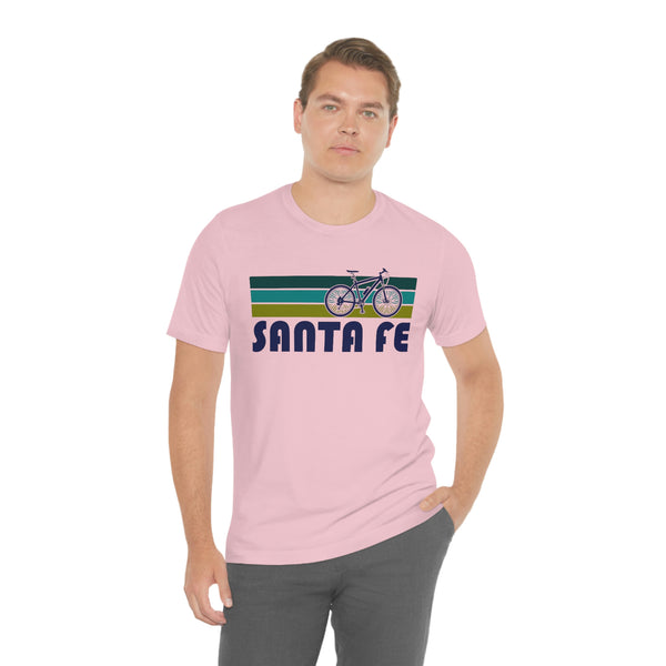 Santa Fe T-Shirt - Retro Mountain Bike Adult Unisex Santa Fe, New Mexico T Shirt
