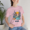 Vail, Colorado T-Shirt - Mountain Illustration Unisex Vail Shirt-54