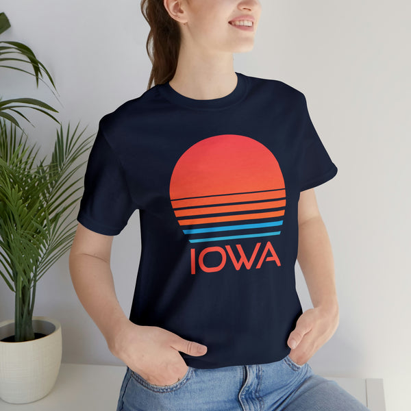 Iowa T-Shirt - Retro 80s Unisex Iowa Shirt