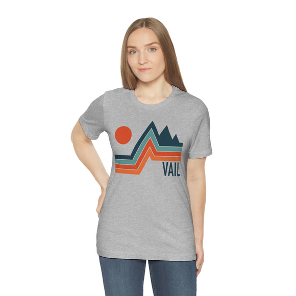 Vail, Colorado T-Shirt - Retro Mountain Unisex Vail Shirt