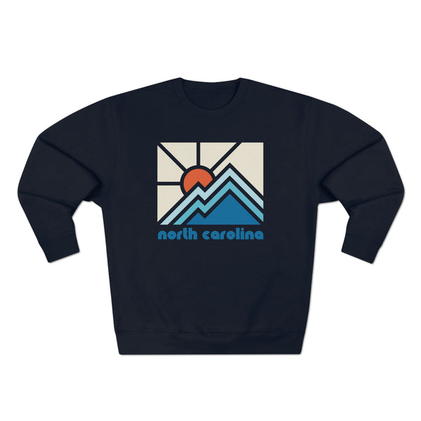 Premium North Carolina Crewneck Sweatshirt - Retro Unisex Sweatshirt