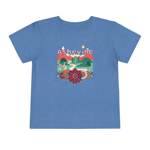 Asheville, North Carolina - Hippie Style Toddler T-Shirt