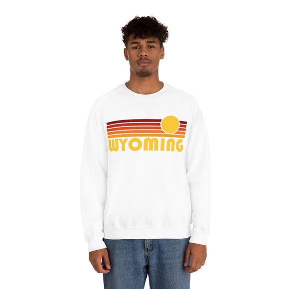 Wyoming Sweatshirt - Retro Sunset Unisex