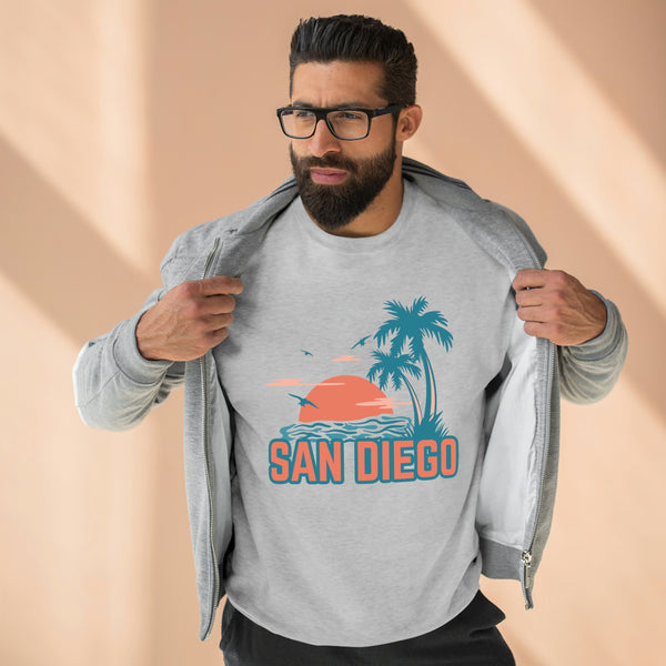 Premium San Diego, California Sweatshirt - Unisex Premium Crewneck Sweatshirt
